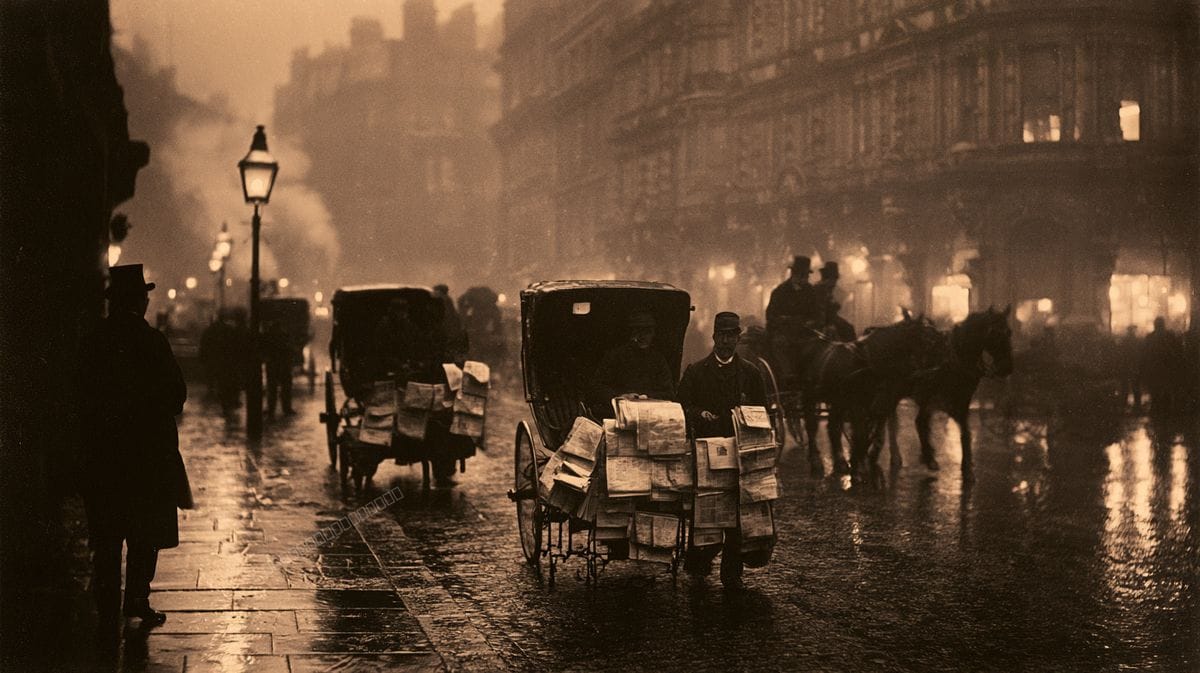 Dawn on Fleet Street