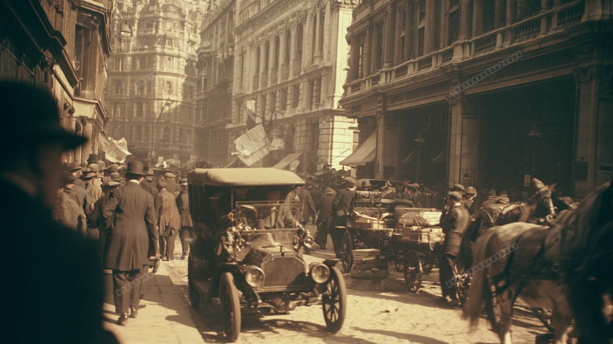Sandwich Men on Fleet Street