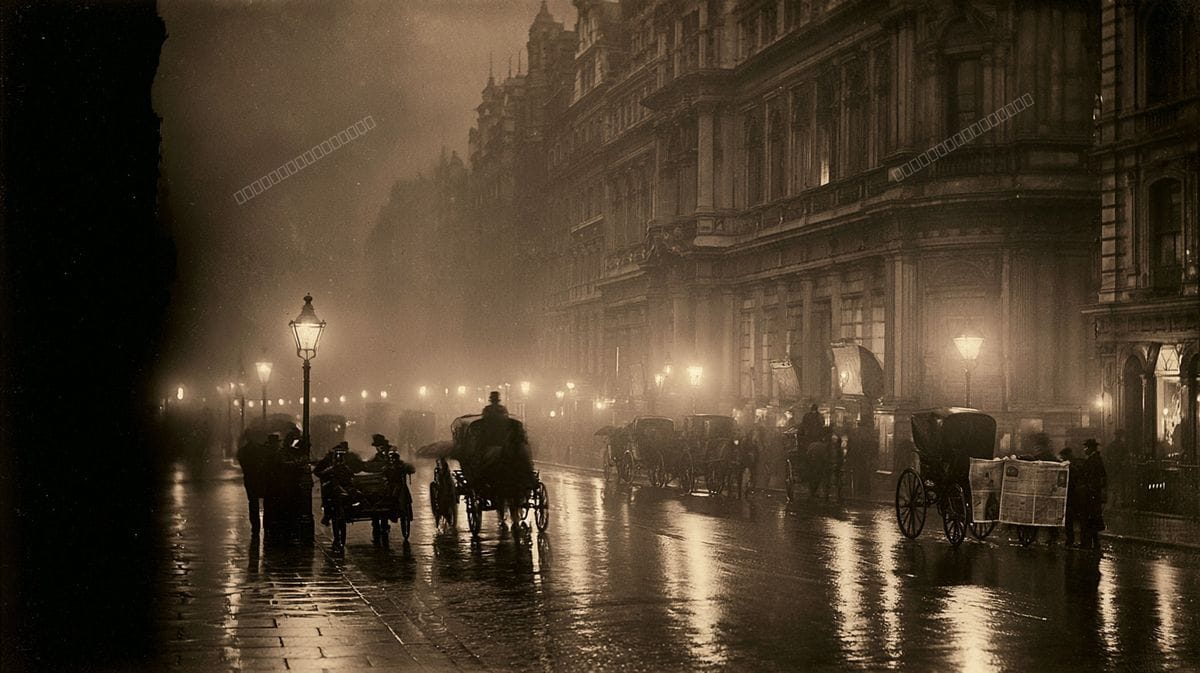 Hansom at Ludgate Circus