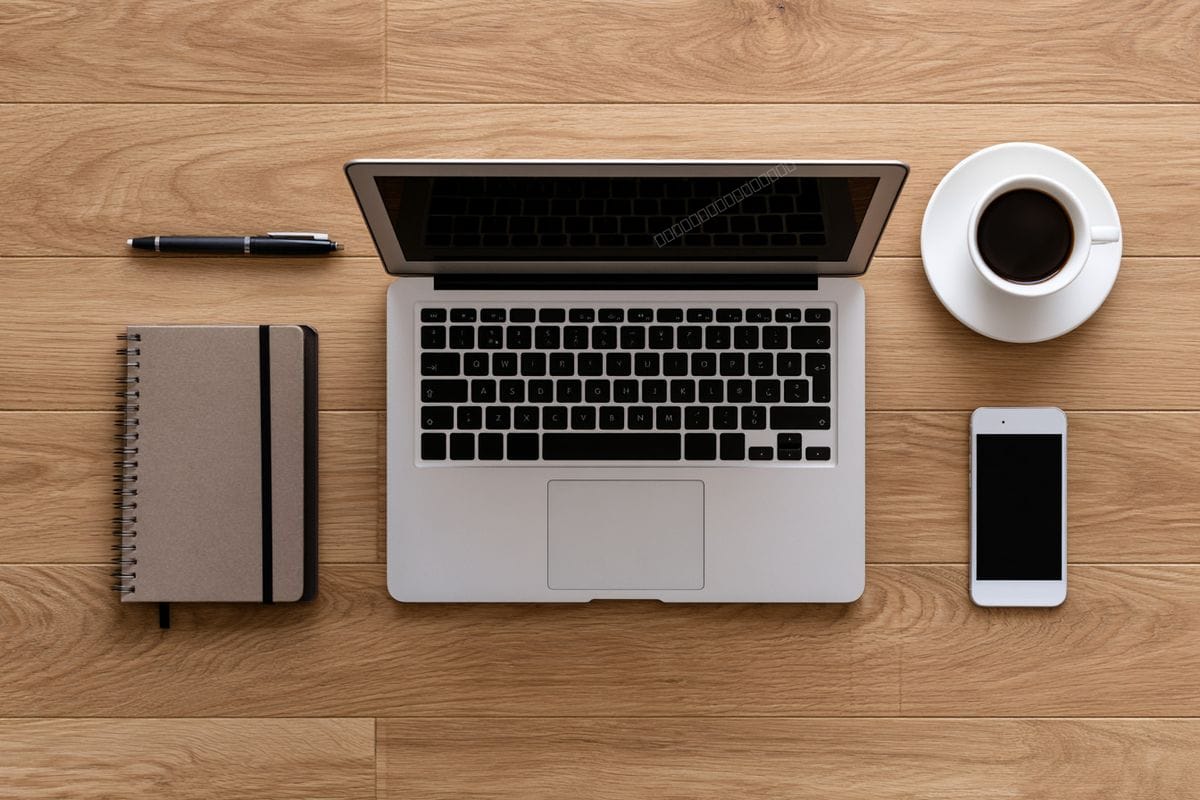 Flat Lay: Workday
