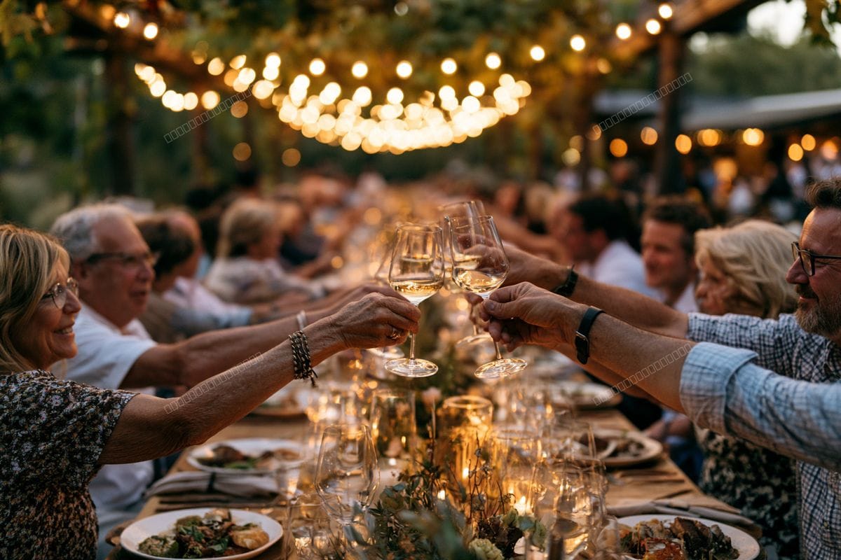 Raised Glasses