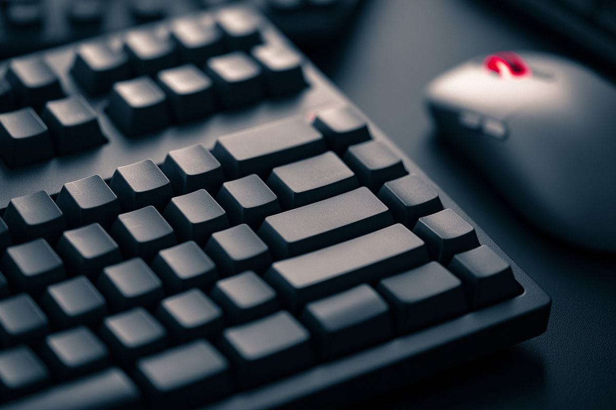 Dark Desk Detail
