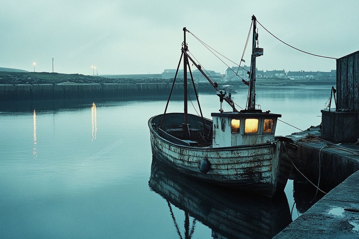 Last Light on the Quay
