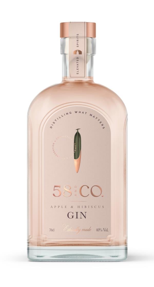 58 and Co Apple & Hibiscus Pink Gin: Solar-Powered, Sugar-Free, Vapour-Distilled Under Haggerston Railway Arches