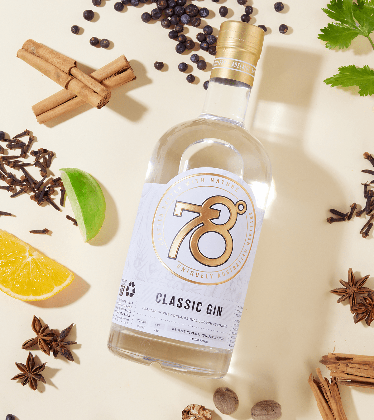 78 Degrees Classic Gin: Grape-Base Vapour Infusion from the Adelaide Hills at the Angle That Changes Everything - gin Review