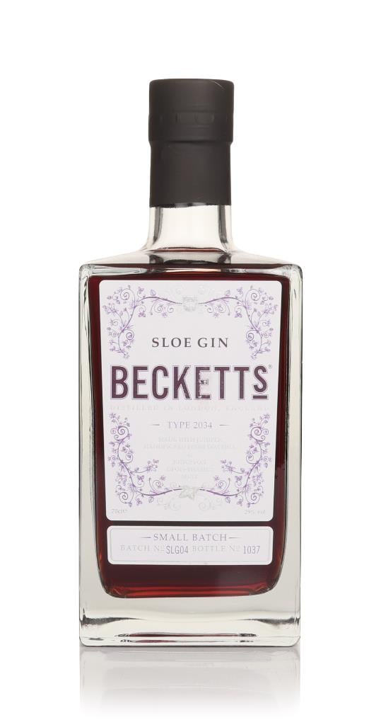 Beckett's Sloe Gin: Hand-Picked Box Hill Sloes Steeped in a Six-Botanical London Dry with Surrey Mint