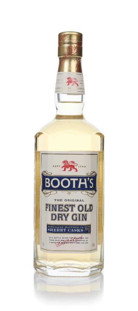 Booth's Finest Old Dry Gin: London's Original Since 1740 — Aged in Pedro Ximénez Sherry Casks for 30 Days