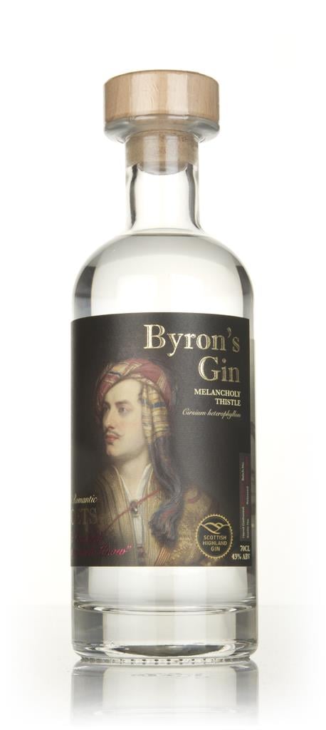 Byron's Melancholy Thistle Gin: Highland Wildflowers with Aspen, Scots Pine, and Sweet Vernal Grass from Speyside