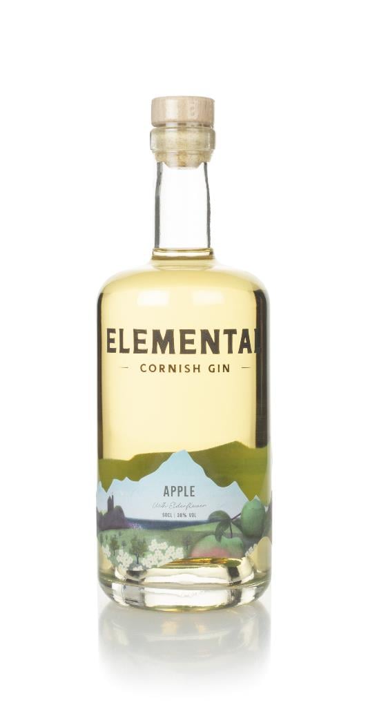 Elemental Apple Cornish Gin: Tart Cornish Apples and Elderflower Blossom with Cornish Chamomile and Spring Water
