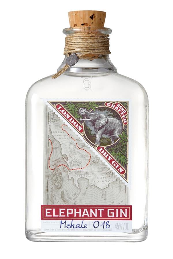Elephant Dry London Dry Gin: Fourteen Botanicals Including Devil's Claw, Buchu, and Baobab — 15% of Profits to Elephant Conservation