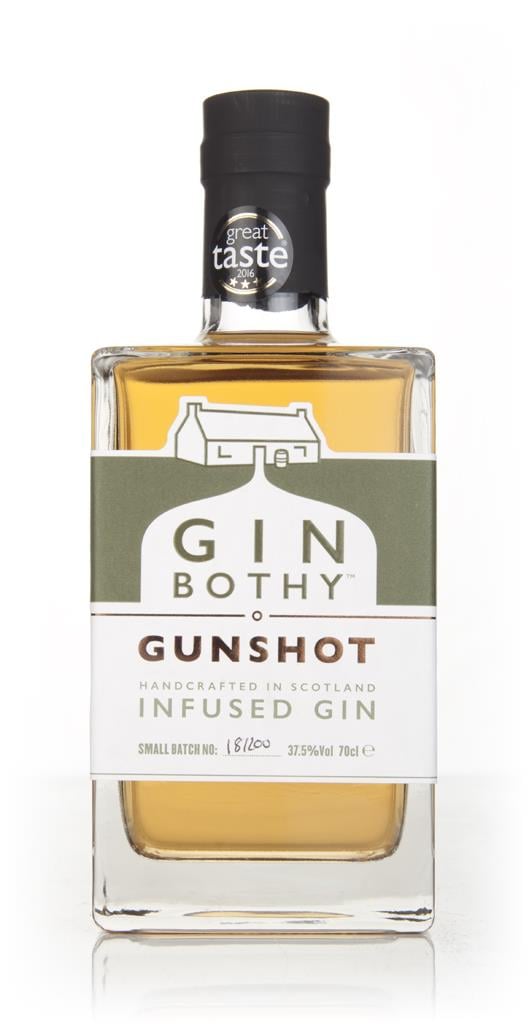 Gin Bothy Gunshot Gin: 3-Star Great Taste Sipping Gin With Honey and Spice