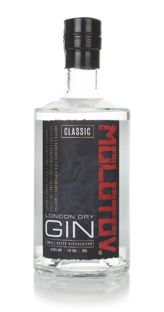 Molotov London Dry Gin: A Yorkshire Taste Explosion — Twelve Botanicals with Wormwood, Lemongrass, and Red Peppercorn