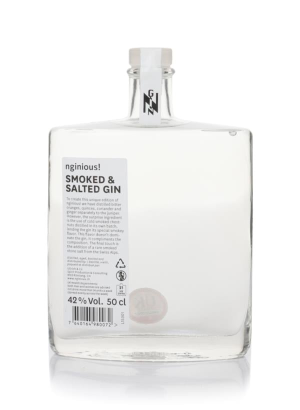 nginious! Smoked & Salted Gin: Swiss Alpine Smoke With Sea Salt