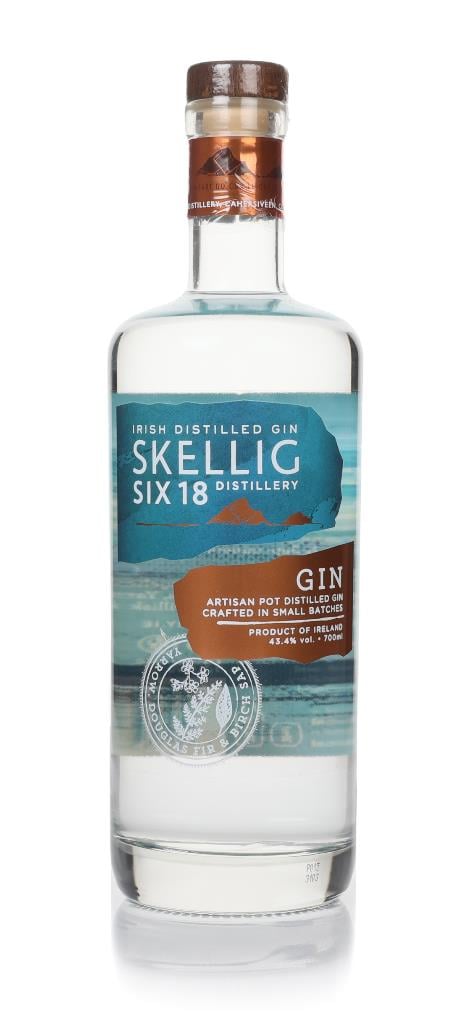 Skellig Six18 Irish Gin: 618 Steps to the Top — Seven Separate Distillates Blended Over Six Weeks with Kerry Botanicals