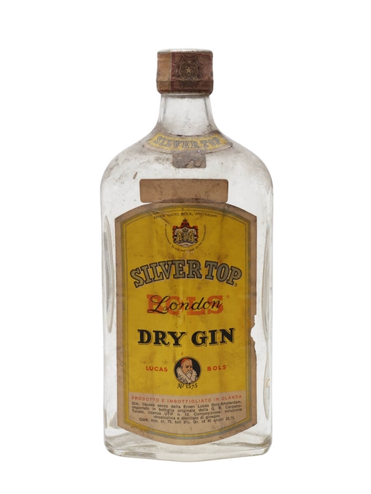 Bols Silver Top Dry Gin / Bot.1960s