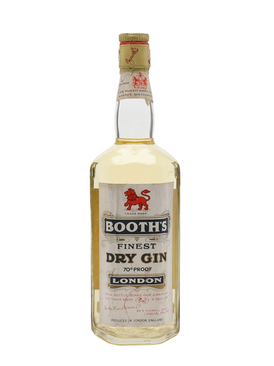 Booth's Finest Dry Gin / Bot.1958