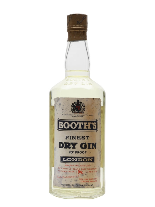 Booth's Finest Dry Gin / Bot.1960s