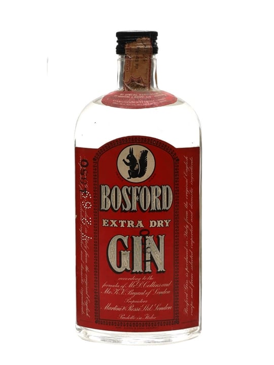 Bosford Extra Dry London Gin / Bot.1960s