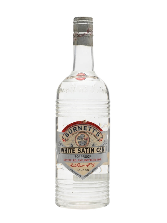 Burnett's White Satin Gin / Bot.1950s / Spring Cap