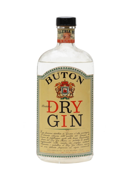 Buton Dry Gin / Bot.1950s