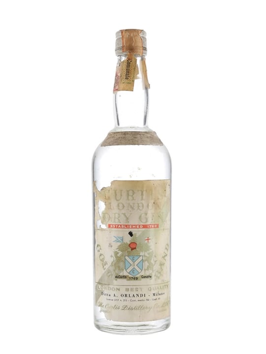Curtis London Dry Gin / Bot.1970s