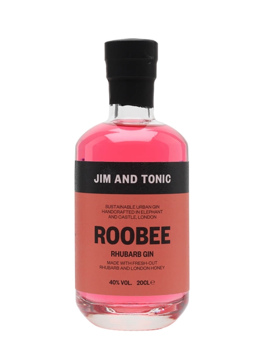 Jim and Tonic Roobee Rhubarb Gin / Small Bottle