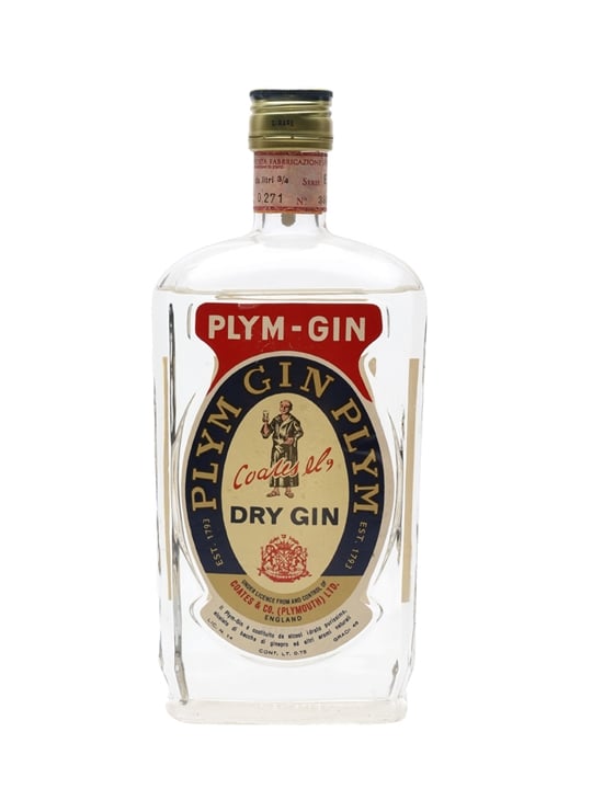 Plym Dry Gin / Coates & Co / Bot.1970s