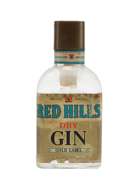 Red Hills Gold Label Dry Gin / Bot.1970s