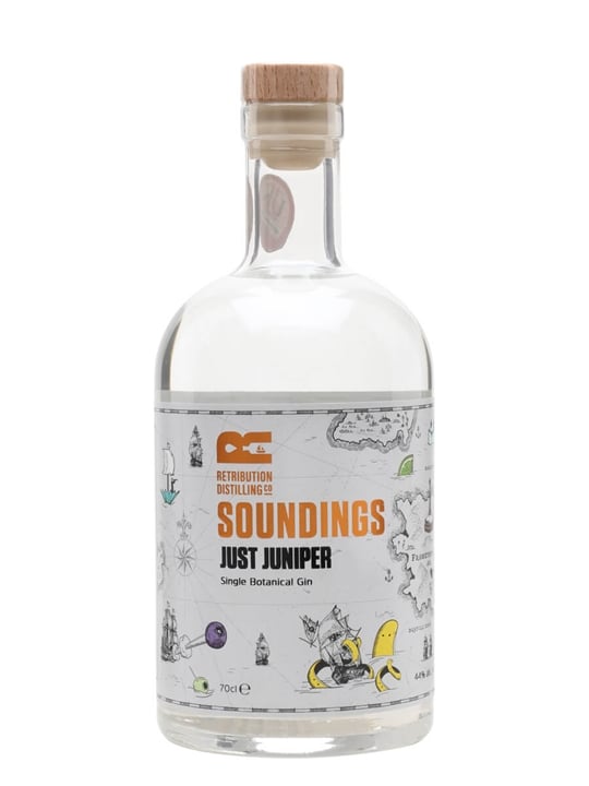 Retribution Soundings Just Juniper Gin: One Botanical, Pure Conviction