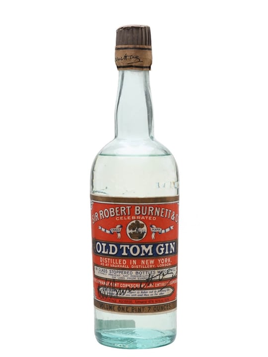Robert Burnett / Old Tom Gin / Bot.1940s