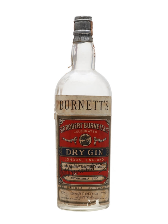 Robert Burnett Old Tom Gin / Bot.1947