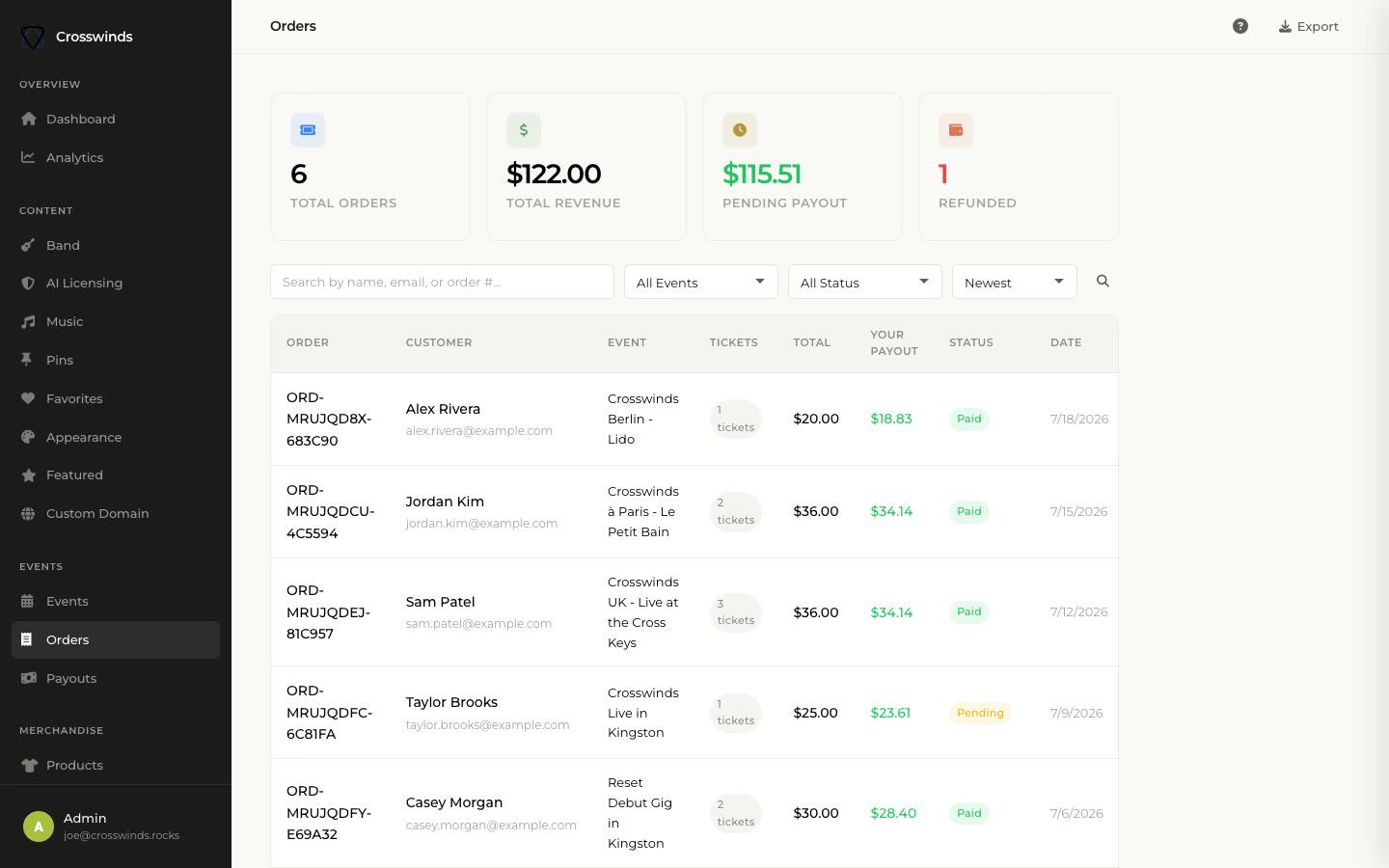 app.bandsaas.com/dashboard/orders
