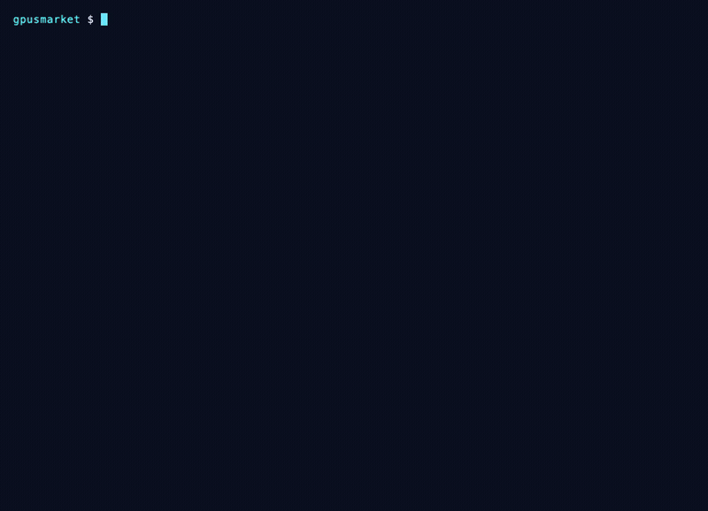 gpusmarket demo