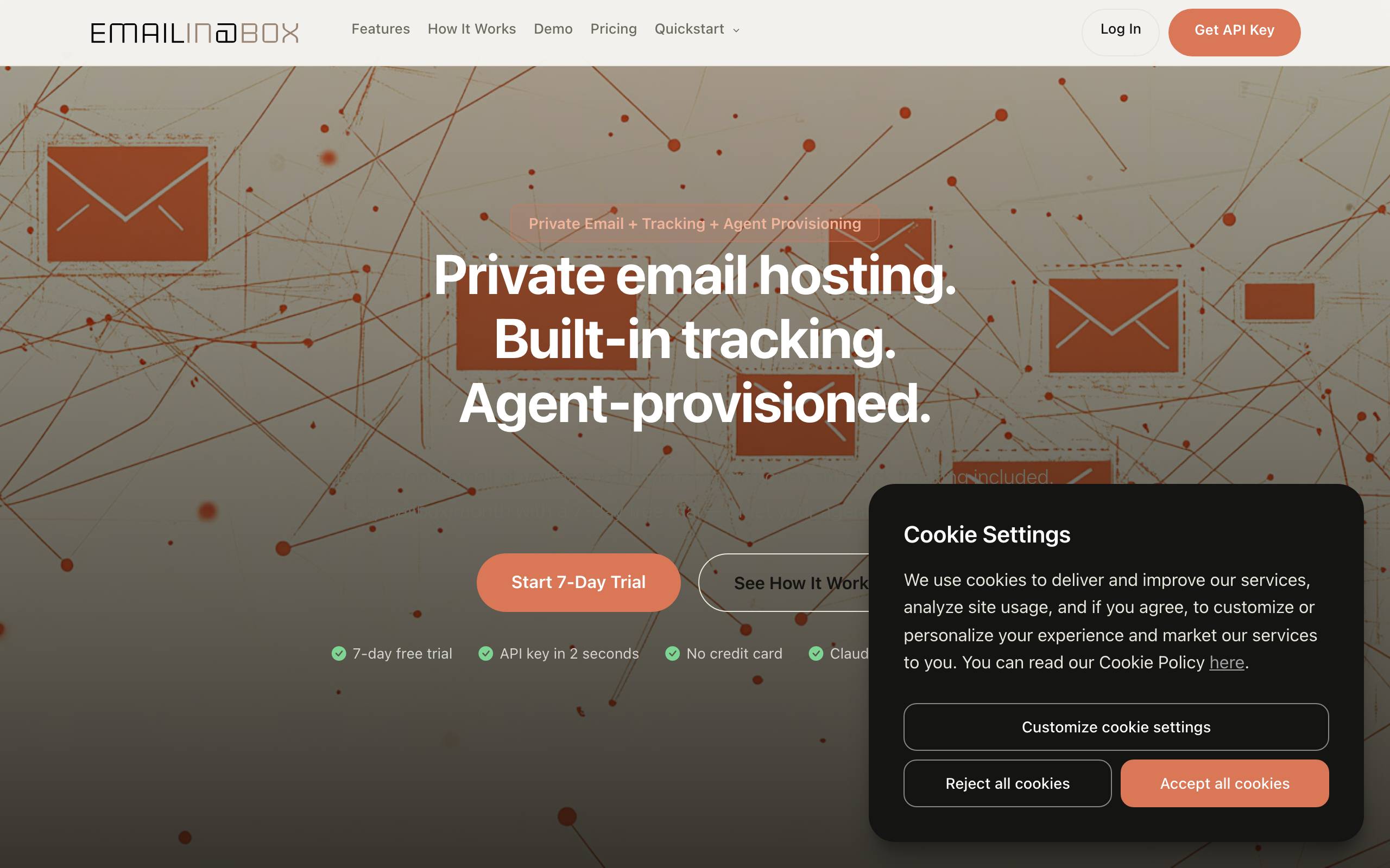 emailinabox.com landing page
