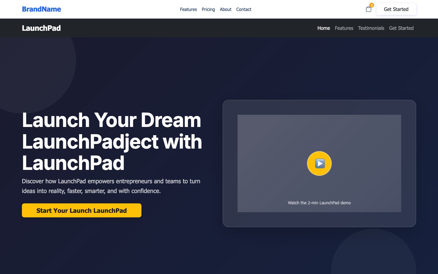 Landing Page