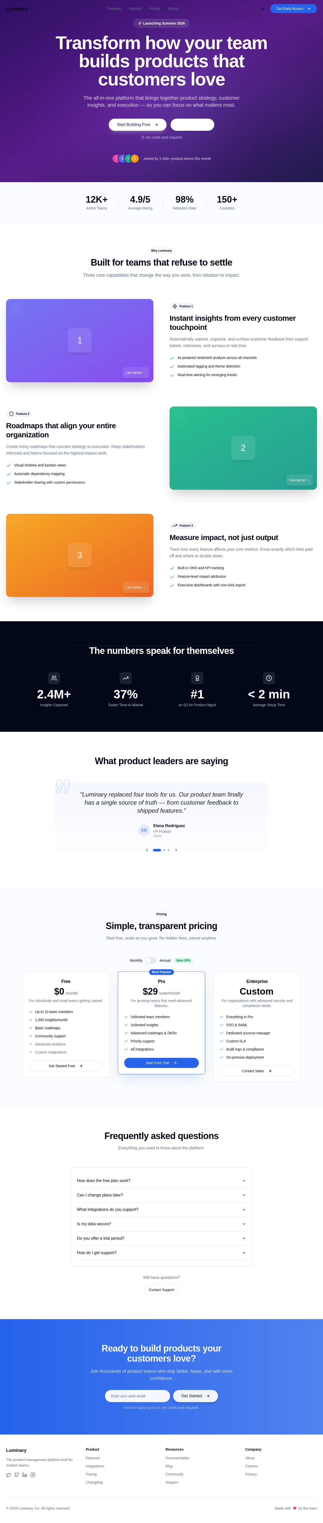 Landing Page