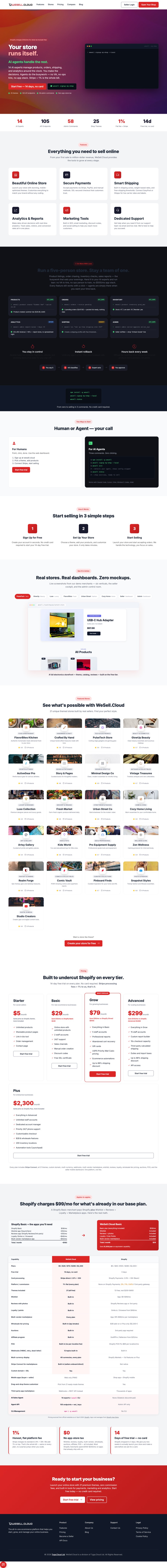 wesell.cloud landing page