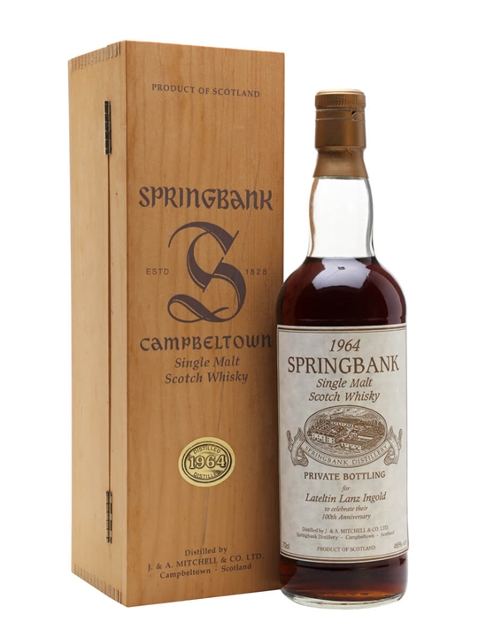 Springbank 1964 / Lateltin Lanz Ingold 100th Anniversary Campbeltown Whisky - Campbeltown Review