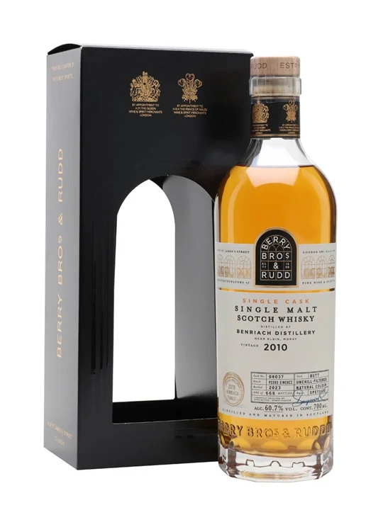 Benriach 2010 / 13 Year Old / PX Sherry Finish / Berry Bros & Rudd Speyside Whisky - Speyside Review