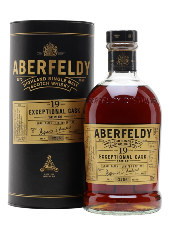 Aberfeldy 19 Year Old / Sherry Finish / Exceptional Cask Series Highland Whisky - Highland Review