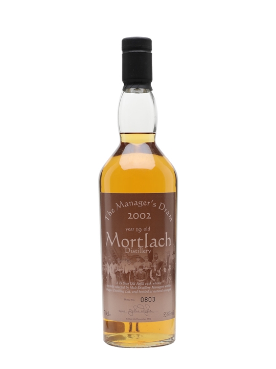 Mortlach 19 Year Old / Bot.2002 / Manager's Dram Speyside Whisky - Speyside Review