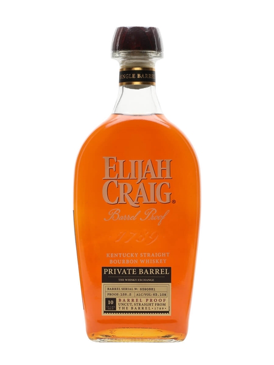 Elijah Craig 10 Year Old Barrel Proof Bourbon / Exclusive to The Whisky Exchange - Bourbon Review