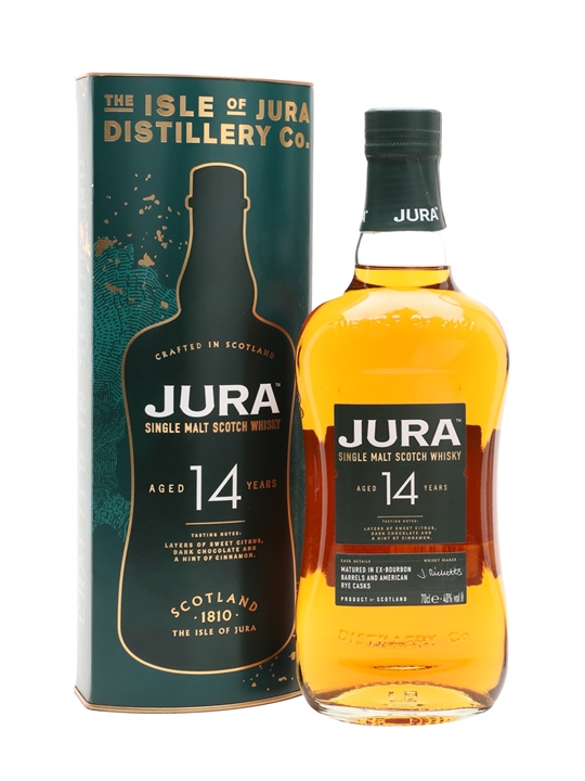 Jura 14 Year Old American Rye Cask Island Single Malt Scotch Whisky - Single Malt Review
