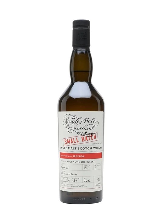 Aultmore 2011 / 12 Years Old / Single Malts of Scotland Small Batch Speyside Whisky - Single Malt Review