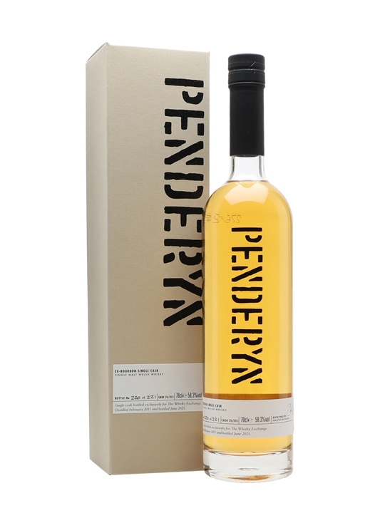 Penderyn 2015 / 10 Year Old / Bourbon Cask 276 /Exclusive to The Whisky Exchange Welsh Whisky - Bourbon Review