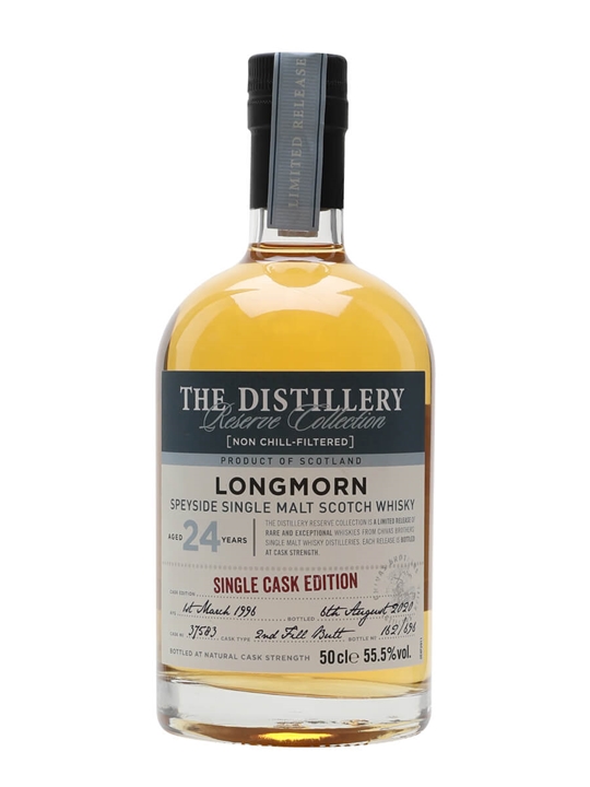 Longmorn 1996 / 24 Year Old / Cask #37583 / Distillery Reserve Collection Speyside Whisky - Single Malt Review