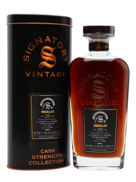 Macallan 1997 / 25 Year Old / Signatory Symington’s Choice Speyside Whisky - Single Malt Review