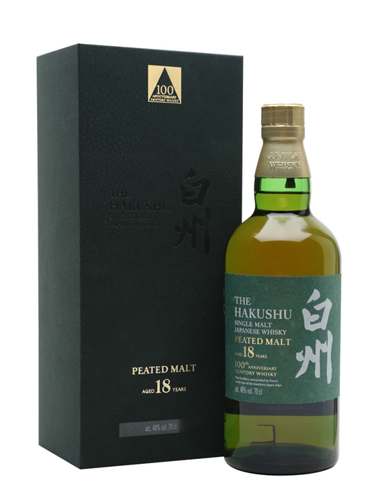 Hakushu 18 Year Old Peated Malt / 100th Anniversary Japanese Whisky - Single Malt Review