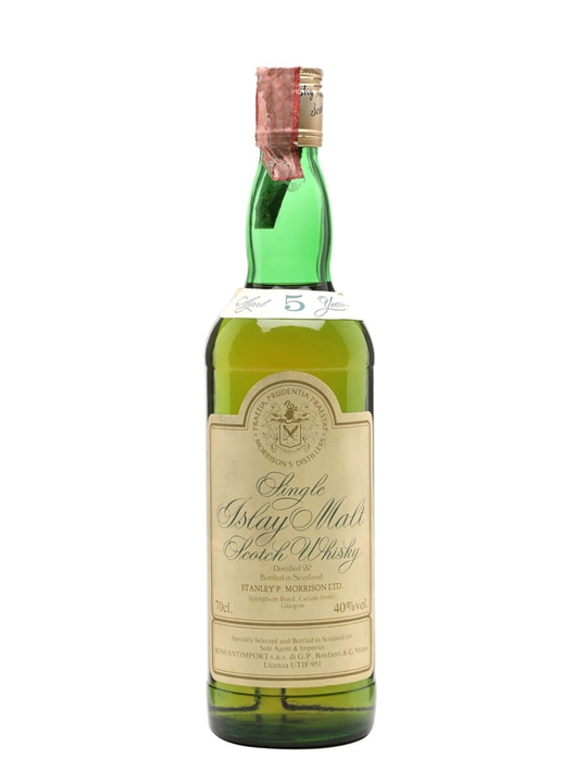 Single Islay Malt (Bowmore) / 5 Year Old / Morrison / Bot.1990s Islay Whisky - Islay Review