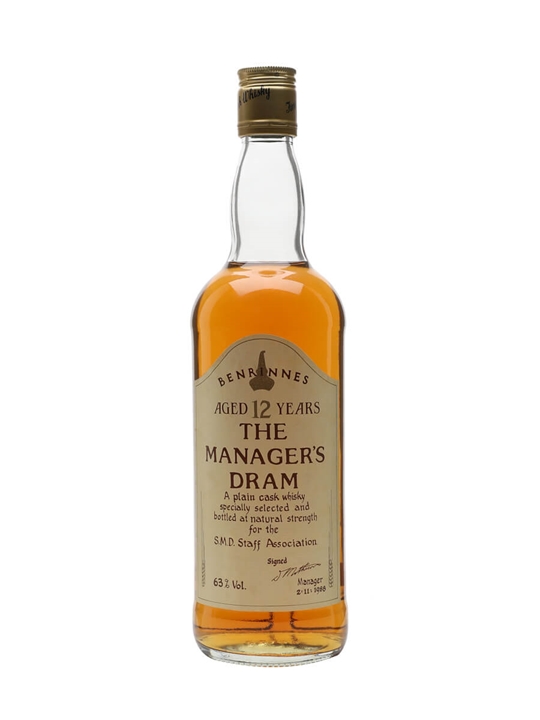 Benrinnes 12 Year Old / Bot.1988 / Manager's Dram Speyside Whisky - Speyside Review